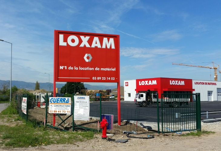 Signalétique Loxam Colmar Signalétique Loxam Colmar