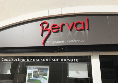 ENSEIGNE MAISONS BERVAL