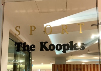 Adhésif THE KOOPLES au Printemps Haussmann