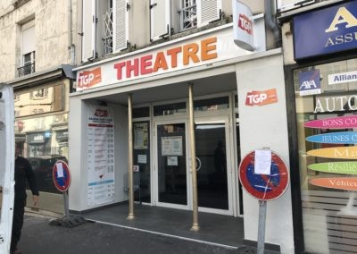 Enseigne Théâtre Gérard Philipe