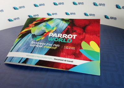 Parrot Wolrd - Dossier d'inauguration