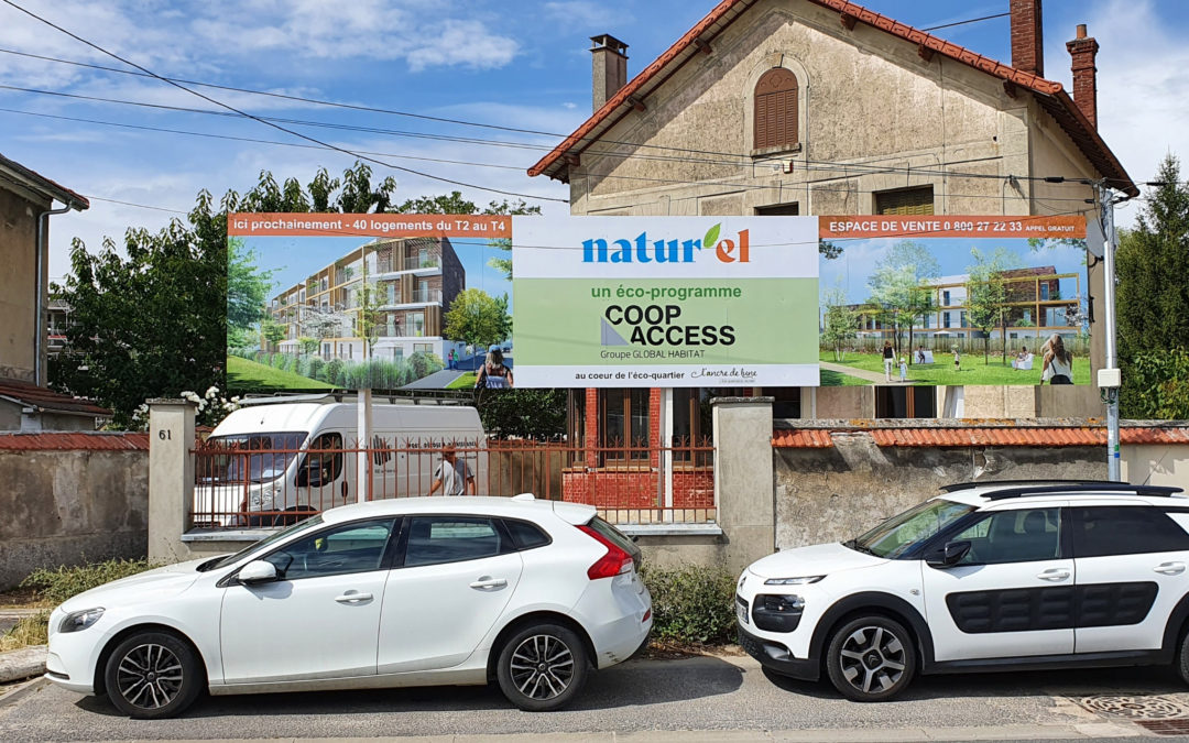 Enseigne et panneaux pour Coop Access